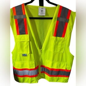 Pyramex Hi Viz Imperfection Safety Vest Sz Large